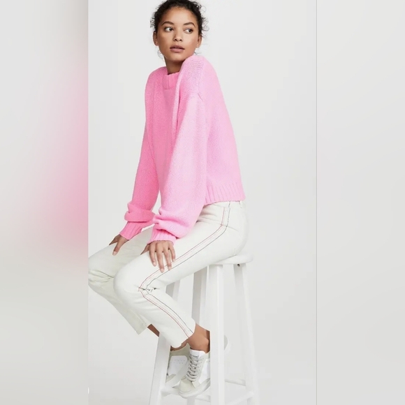 NEW! SUNDRY, Women's Side Stitch Slim‎ Straight Jean, Vanilla, Size 29, NWT - Picture 6 of 16